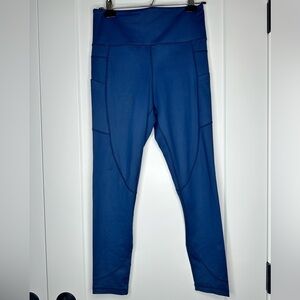 ZYIA Navy Vibrations Pocket Light n Tight 7/8 24", size 6-8